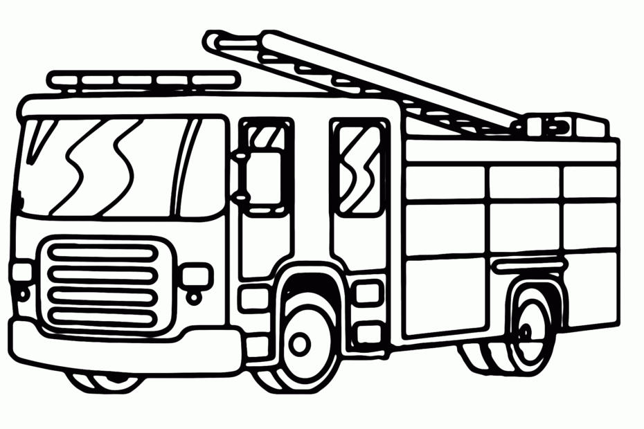 Fire Truck Printable