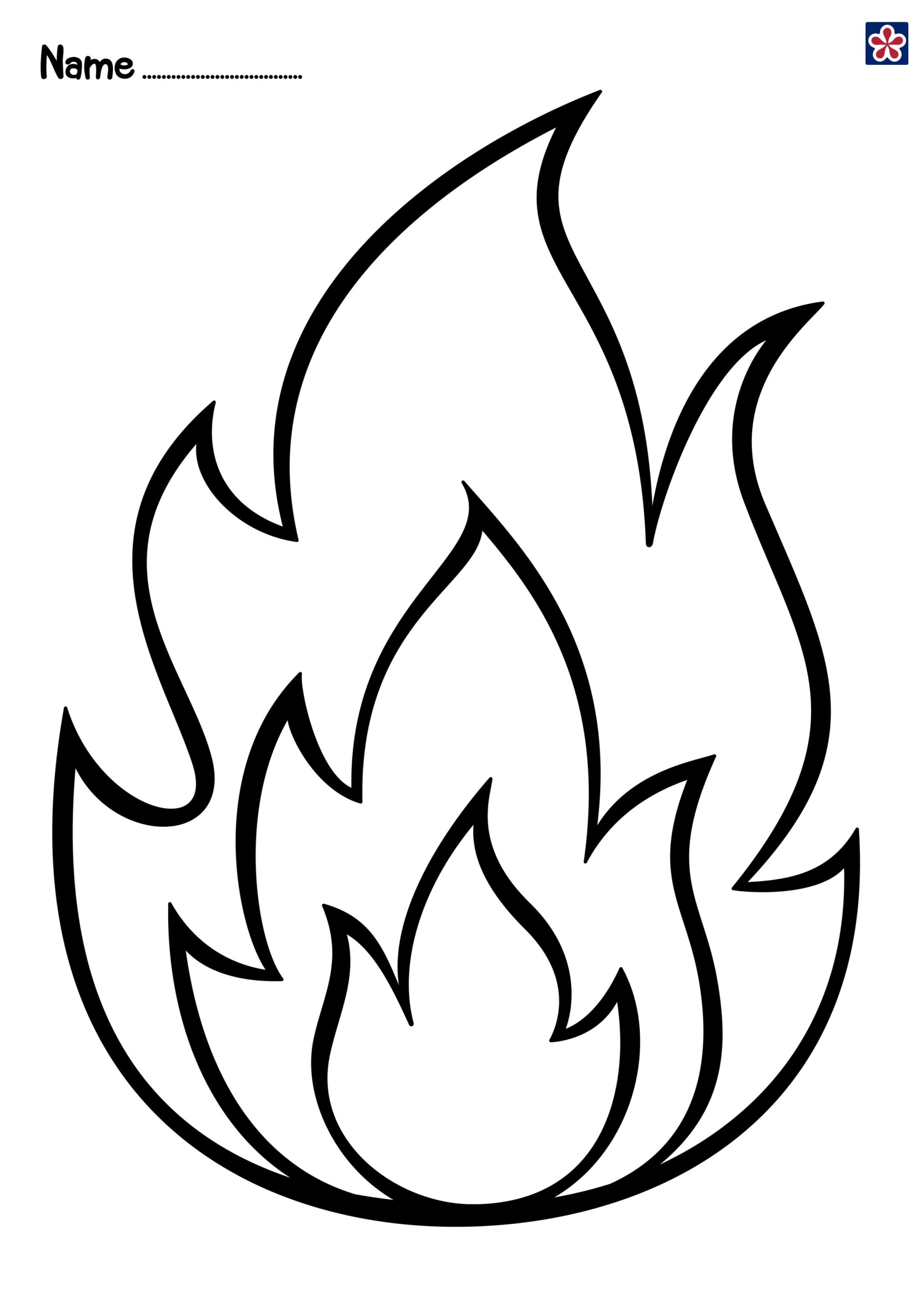 Free Fire Prevention Coloring Pages