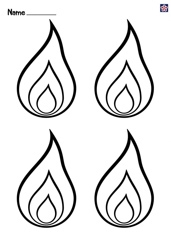 Free Printable Fire Coloring Pages 2025 