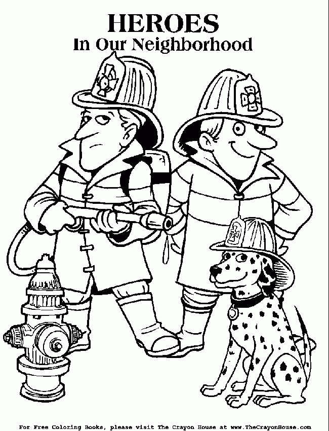 Free Printable Fire Safety Coloring Pages