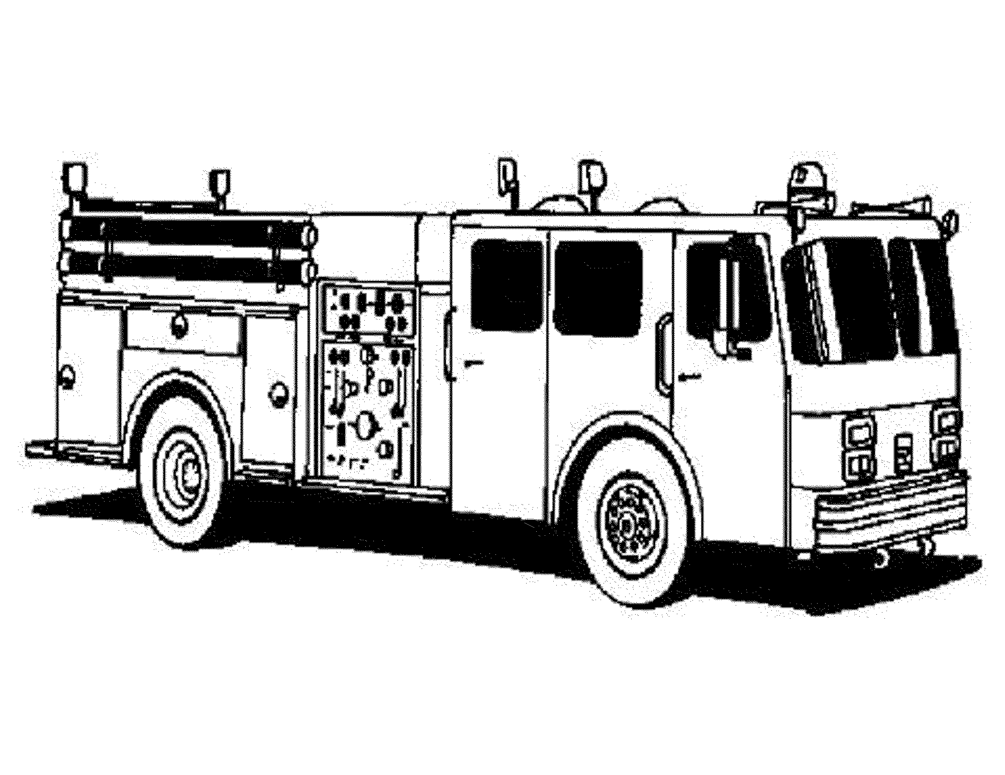 Free Printable Fire Truck Coloring Pages