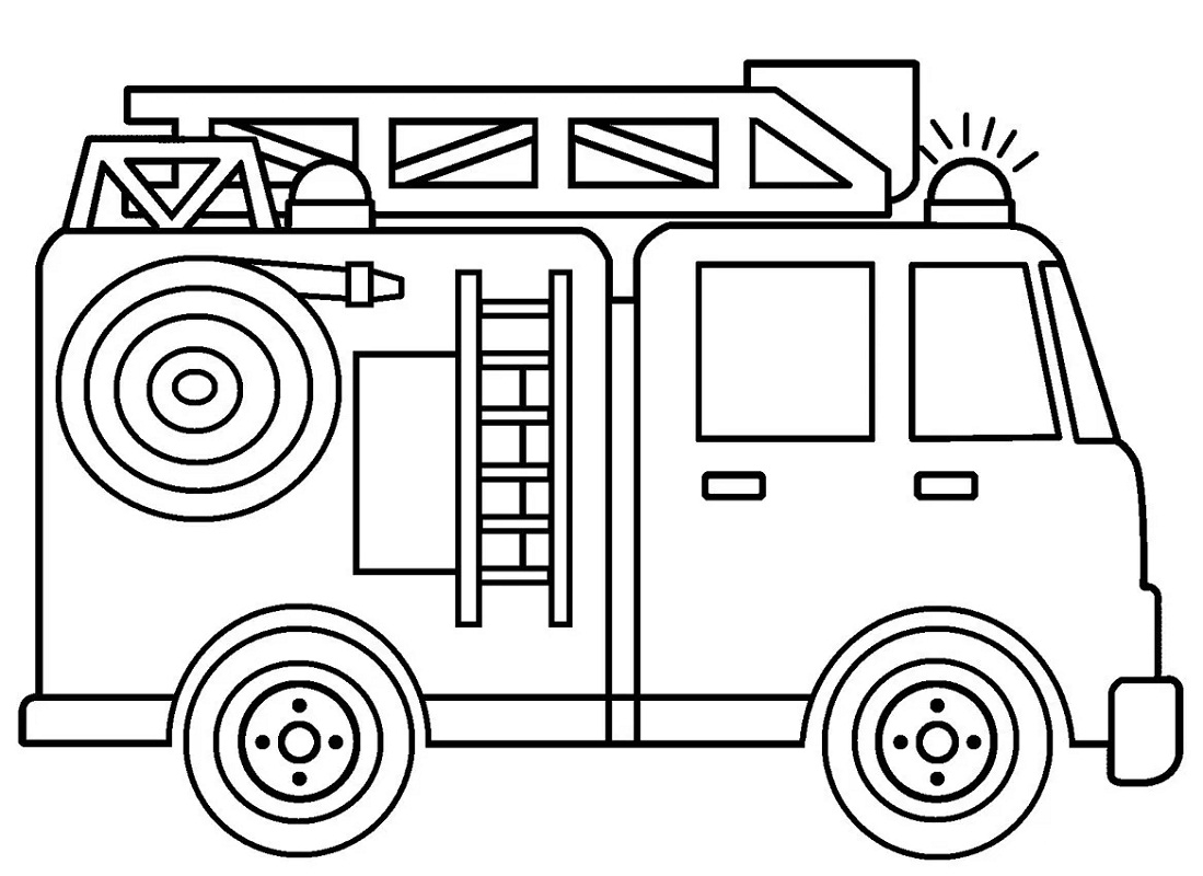 fire truck pictures to print