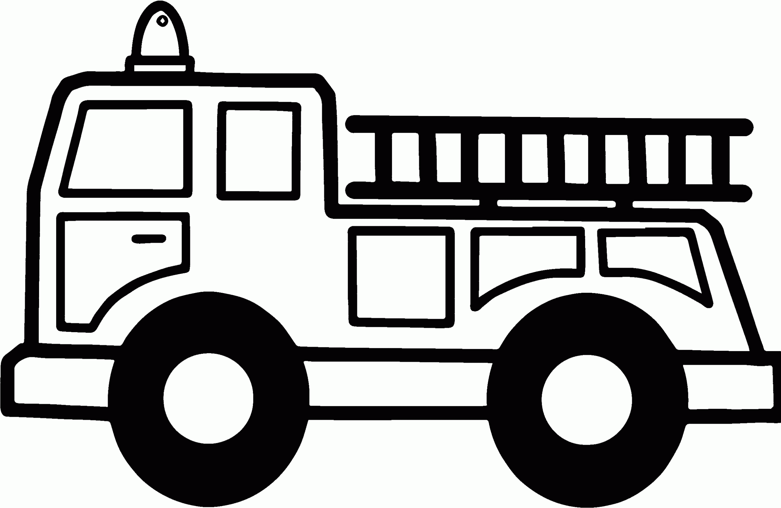 firetruck image to print