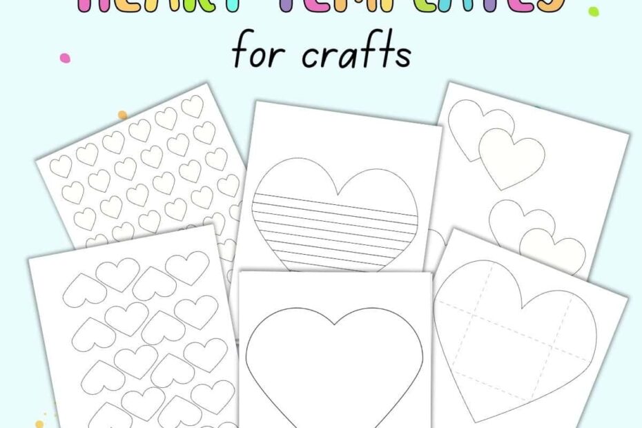 15 Heart Template Printables Free Heart Stencils And Patterns