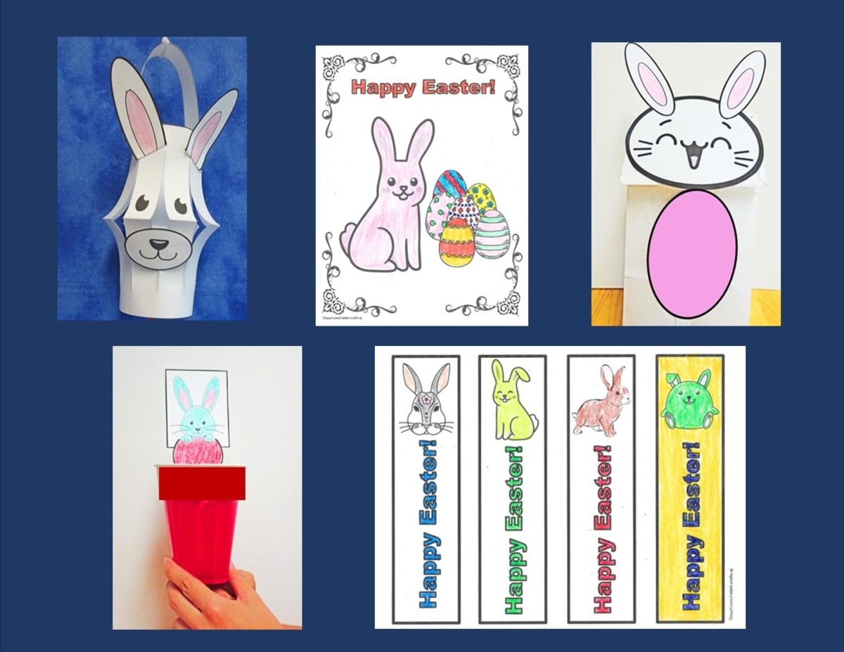 17 Easy Rabbit Crafts With Printable Templates HubPages