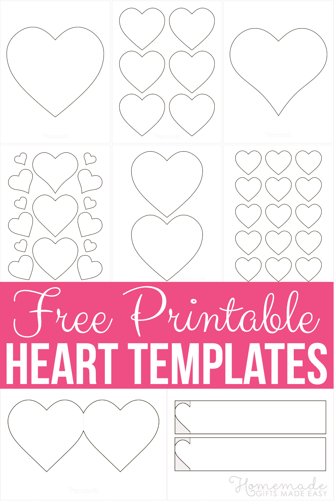20 Free Printable Heart Templates Patterns U0026 Stencils
