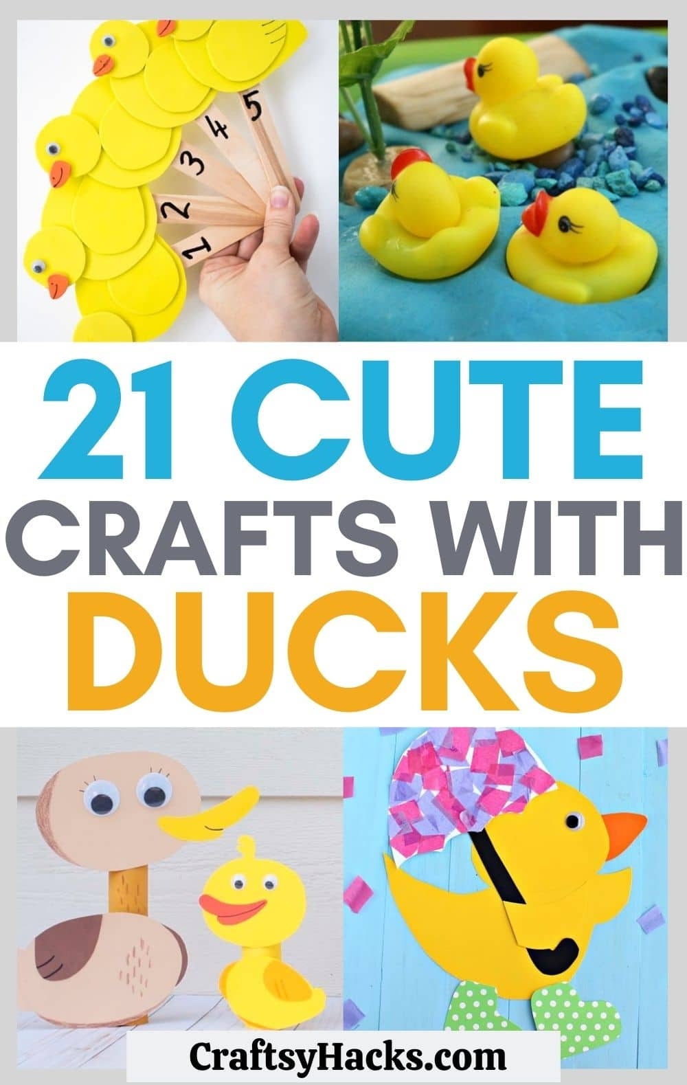 printable duck craft template