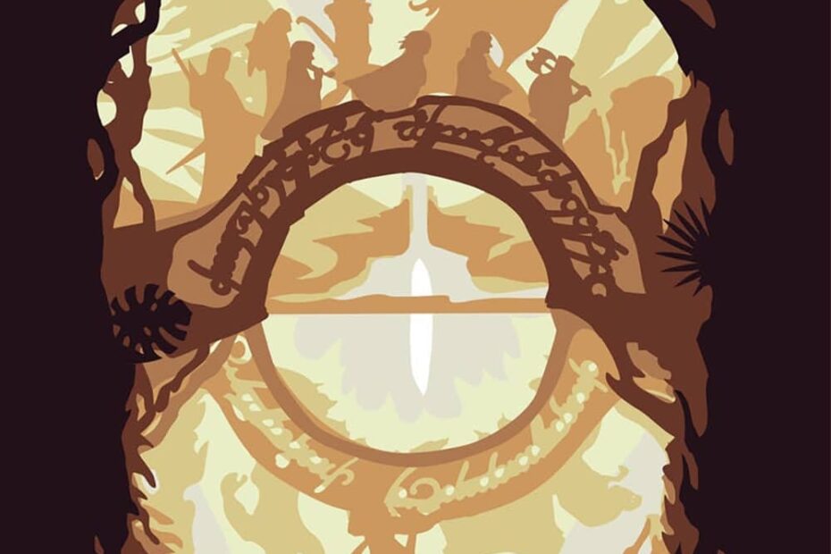 36 The Lord Of The Rings V1 3d Papercut Lightbox Templates