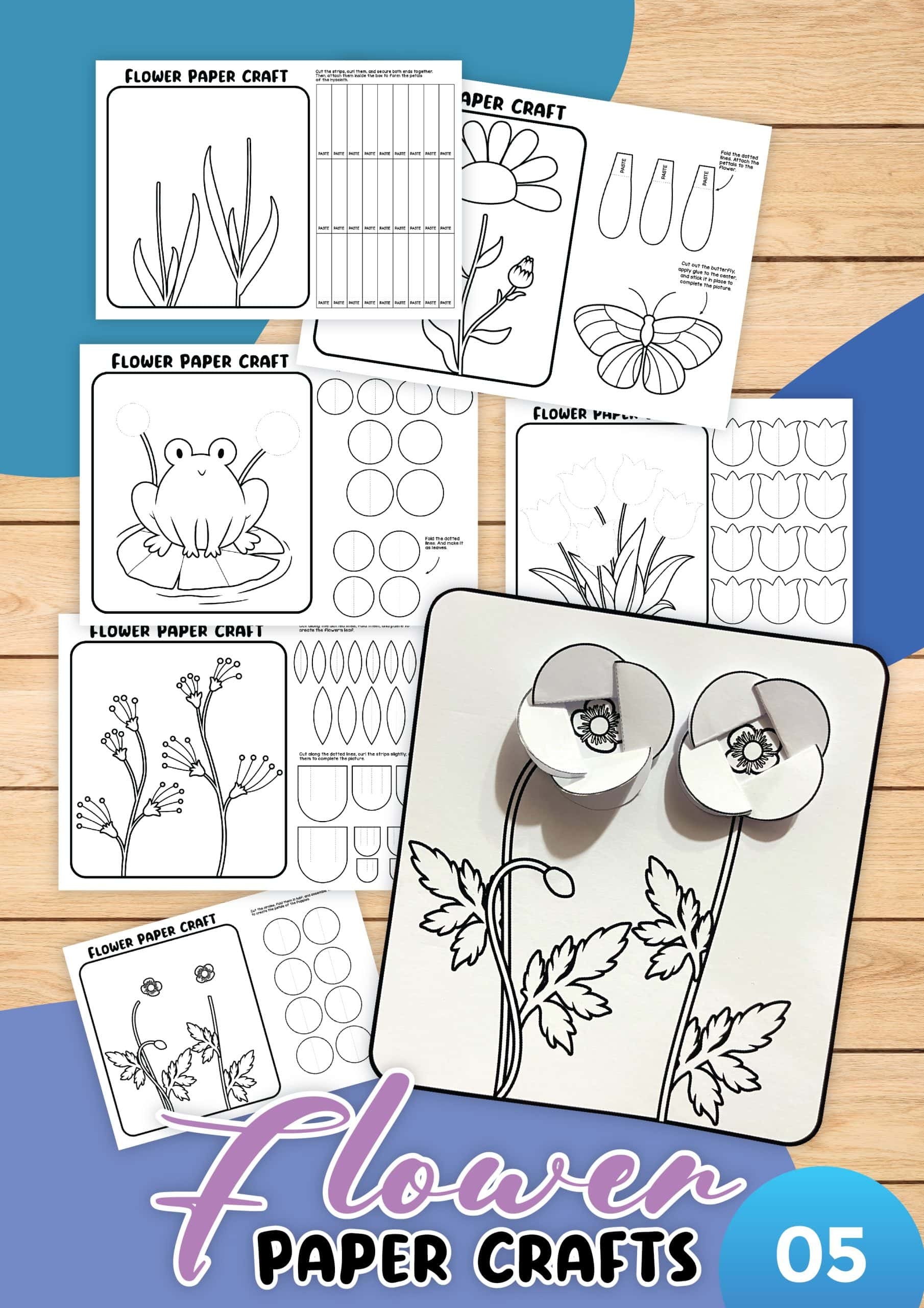 paper crafts templates free printable