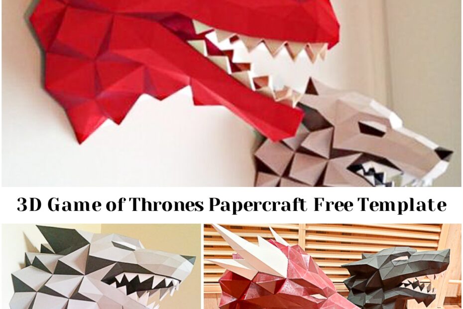 3D Game Of Thrones Papercraft Free Templates Free Download