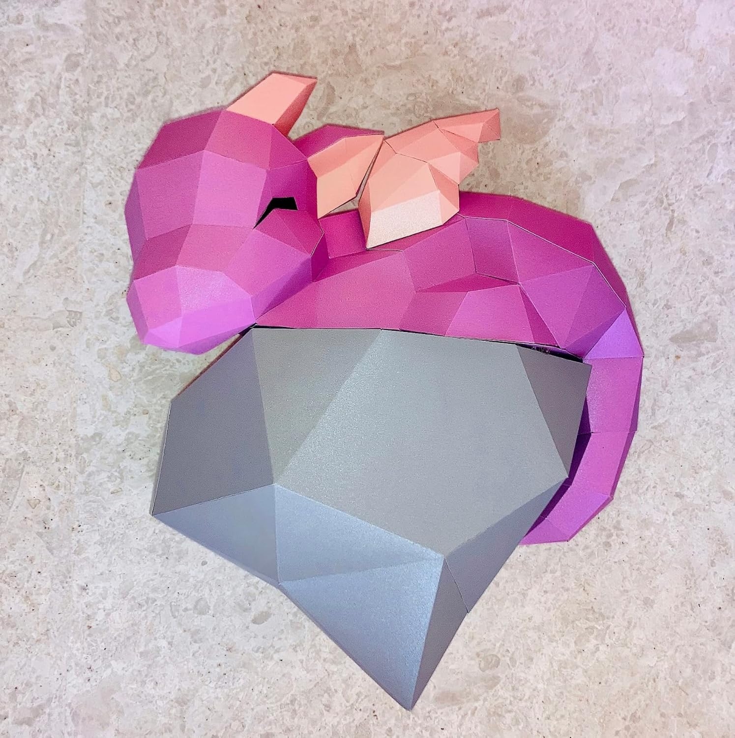 AceRevolution 3D Origami Dragon Kit DIY Papercraft Indonesia Ubuy