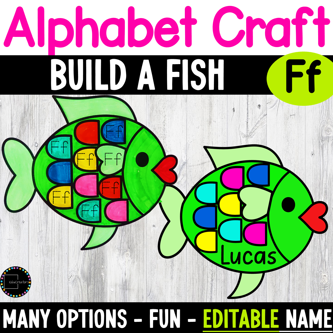 Alphabet Letter F Fish Craft Classful