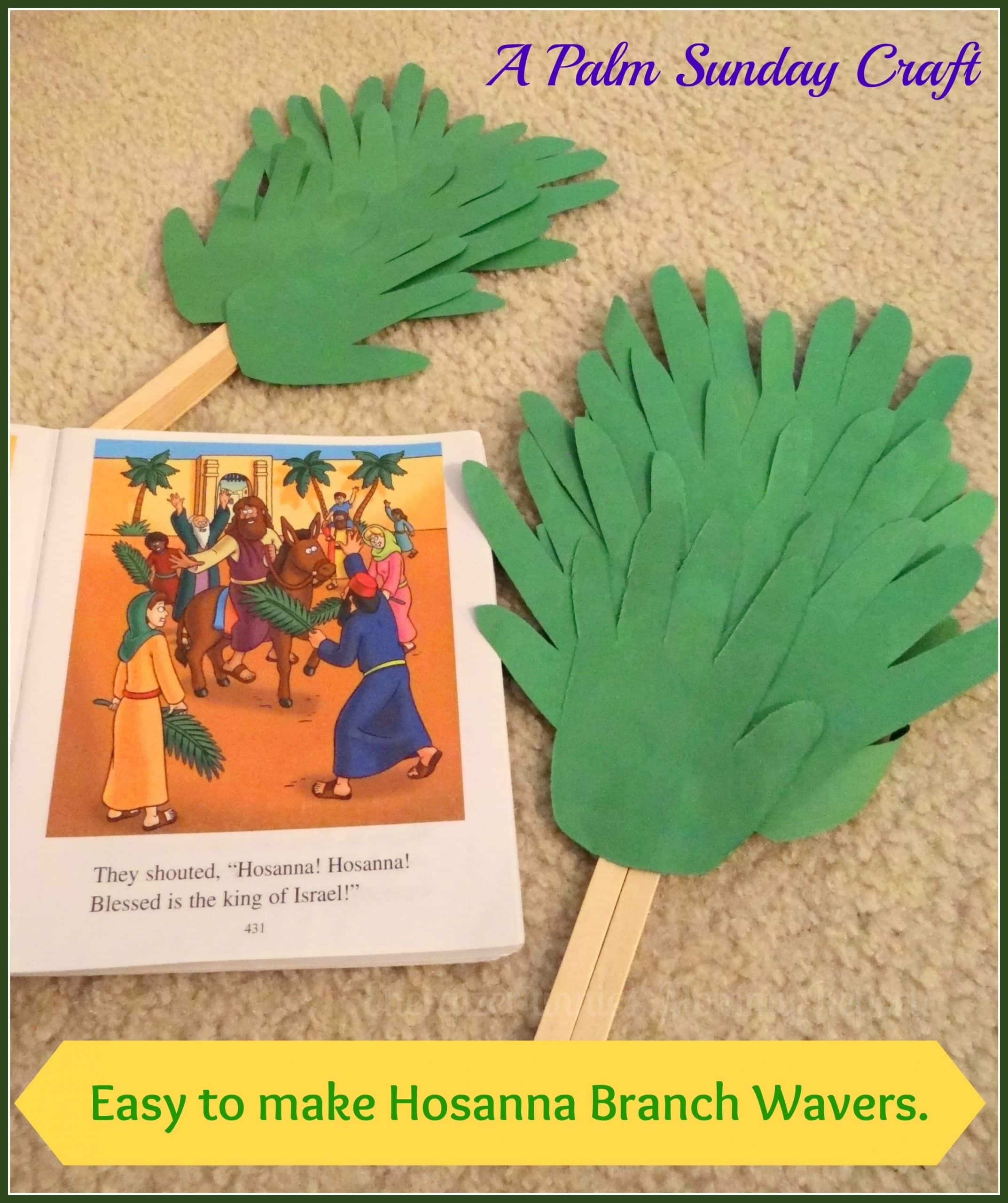 printable palm sunday craft template