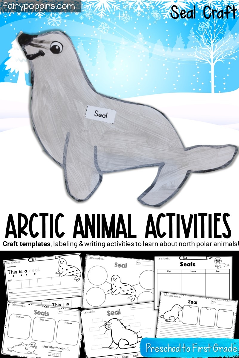 printable seal craft template