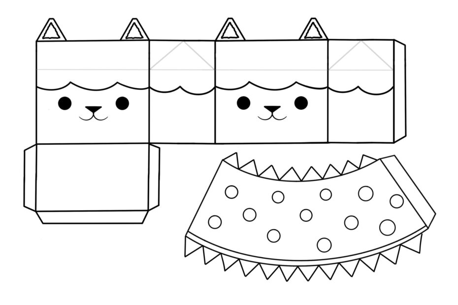 Baby Box Paper Craft free Template Ioanna Ladopoulou Art U0026 Design