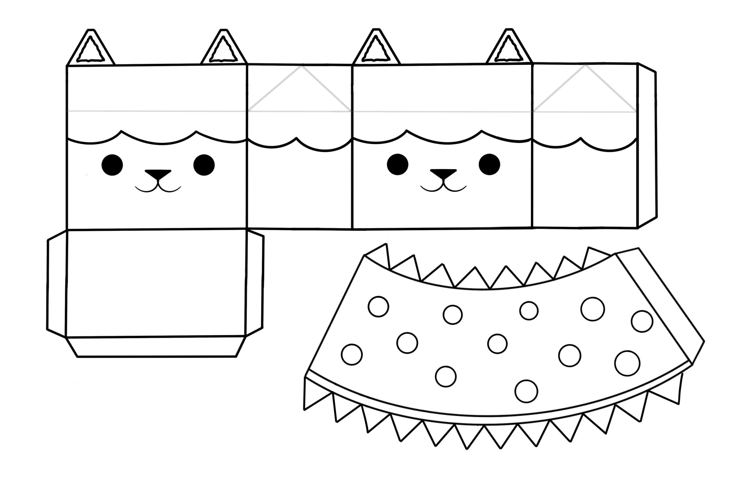 Baby Box Paper Craft free Template Ioanna Ladopoulou Art U0026 Design