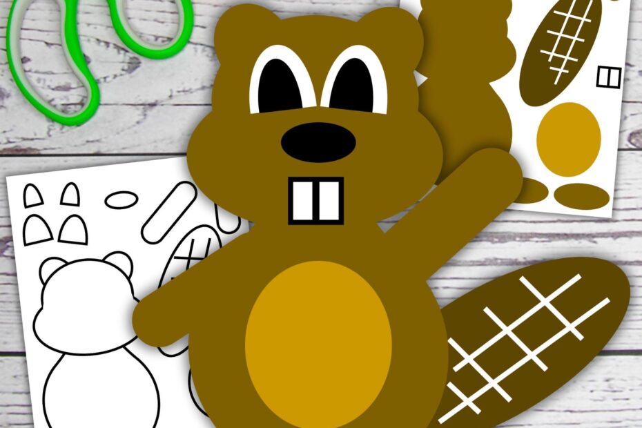 Beaver Craft Template For Preschool Simple Toddler Craft Fun Cut
