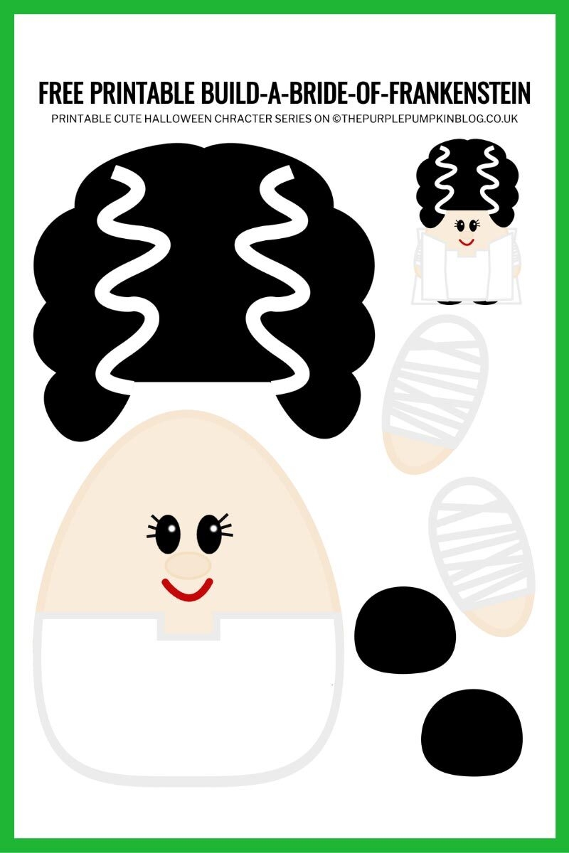 free printable frankenstein craft template