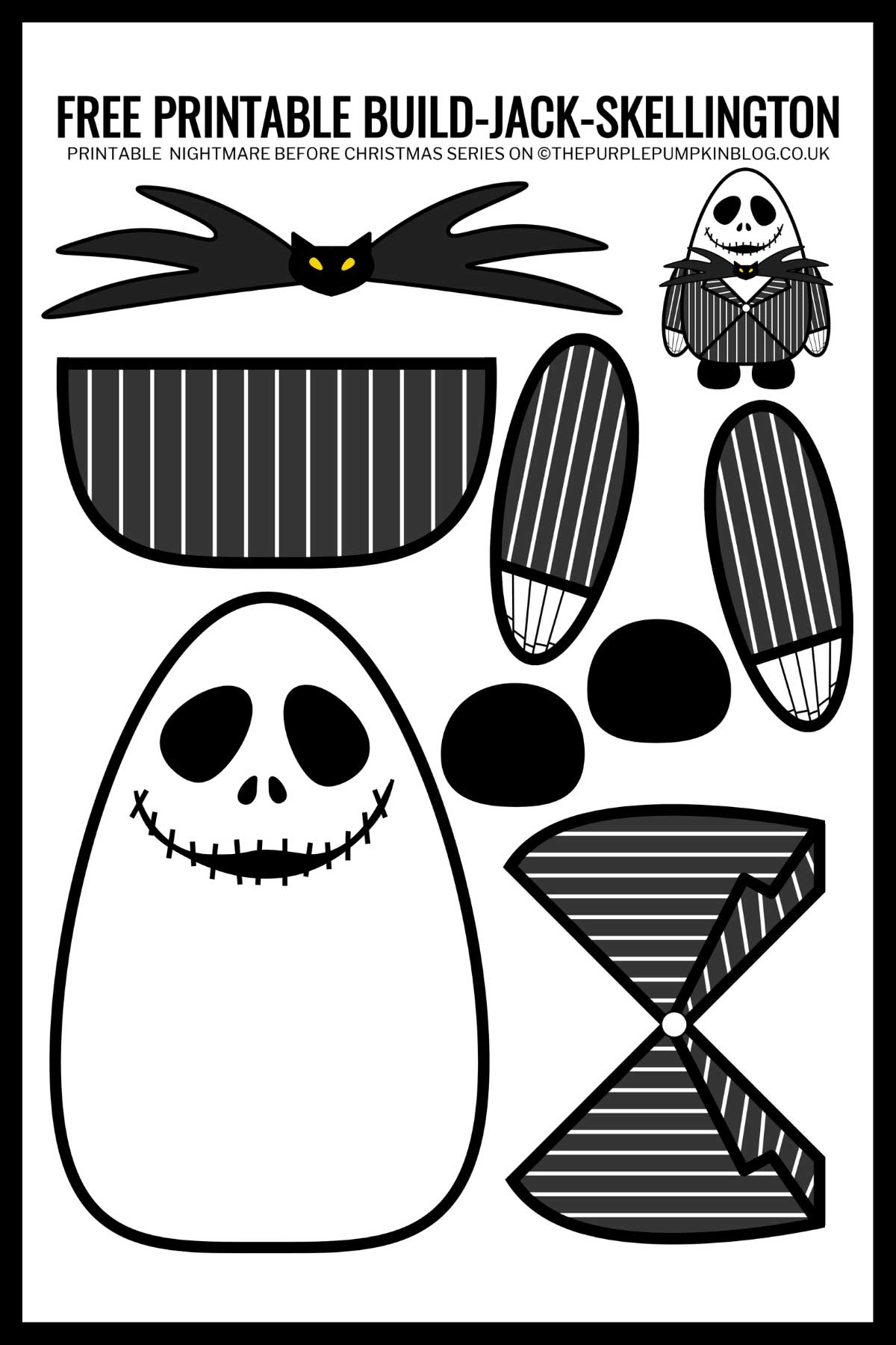 Build A Halloween Character The Purple Pumpkin Blog