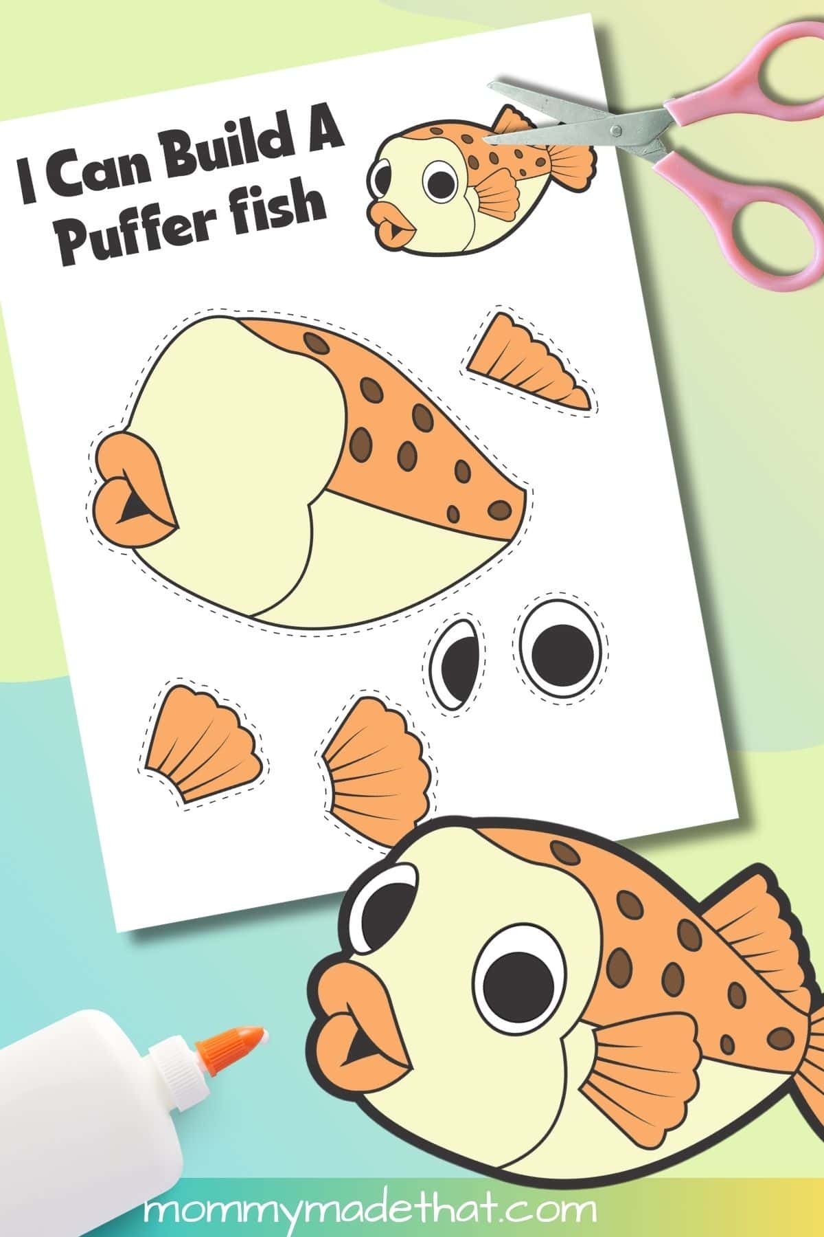 Build A Puffer Fish Craft Free Printable Templates 