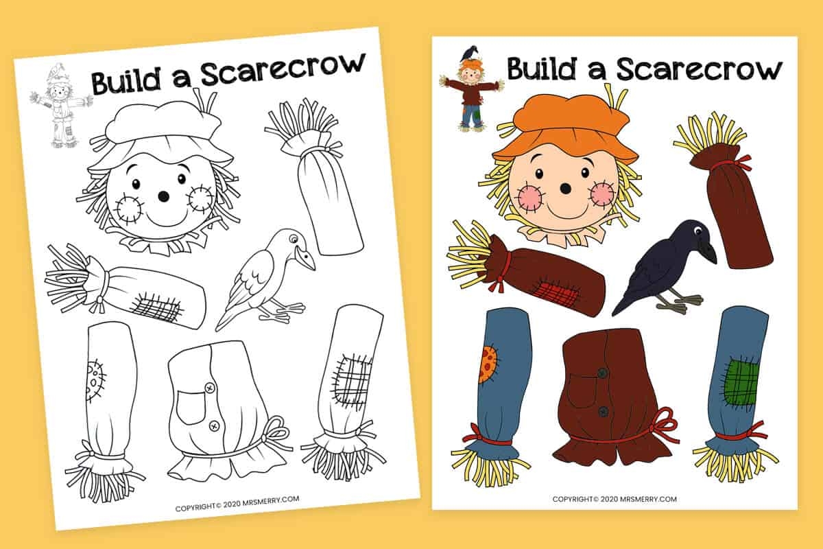 crow craft for preschool template printable