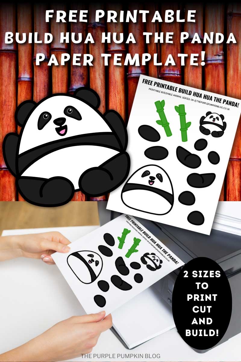 Build Hua Hua The Panda Free Printable Giant Panda Paper Craft 