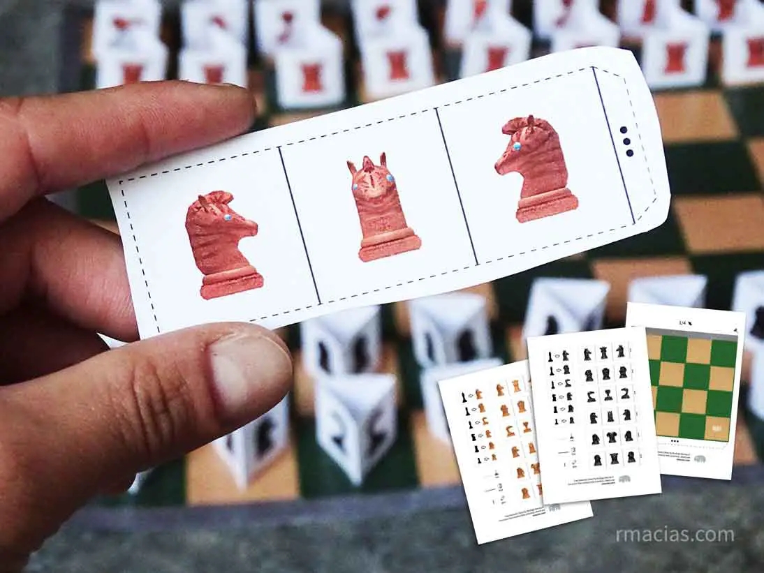 Chess For Kids Printable Chess Board And Chess Pieces Box Of Ideas