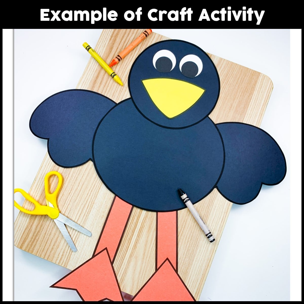 Crow Craft Activity Crafty Bee Creations