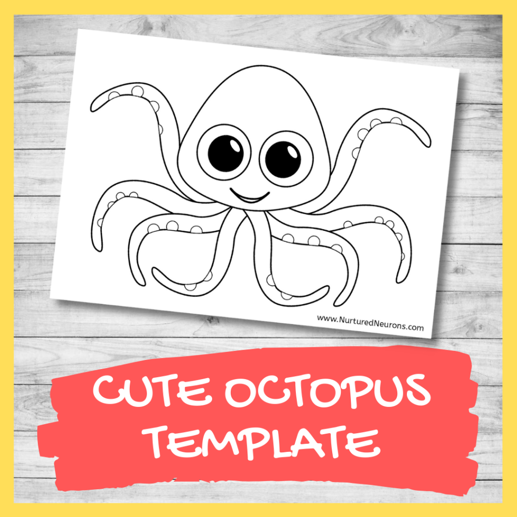 printable octopus craft template