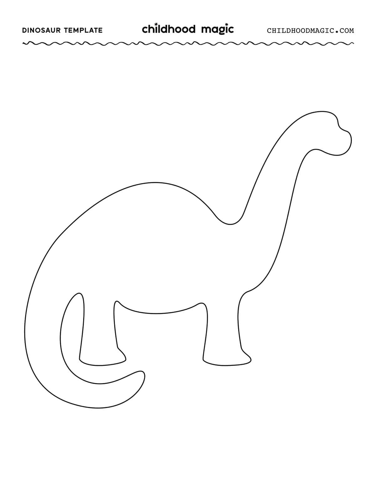 printable dinasour template scissors craft