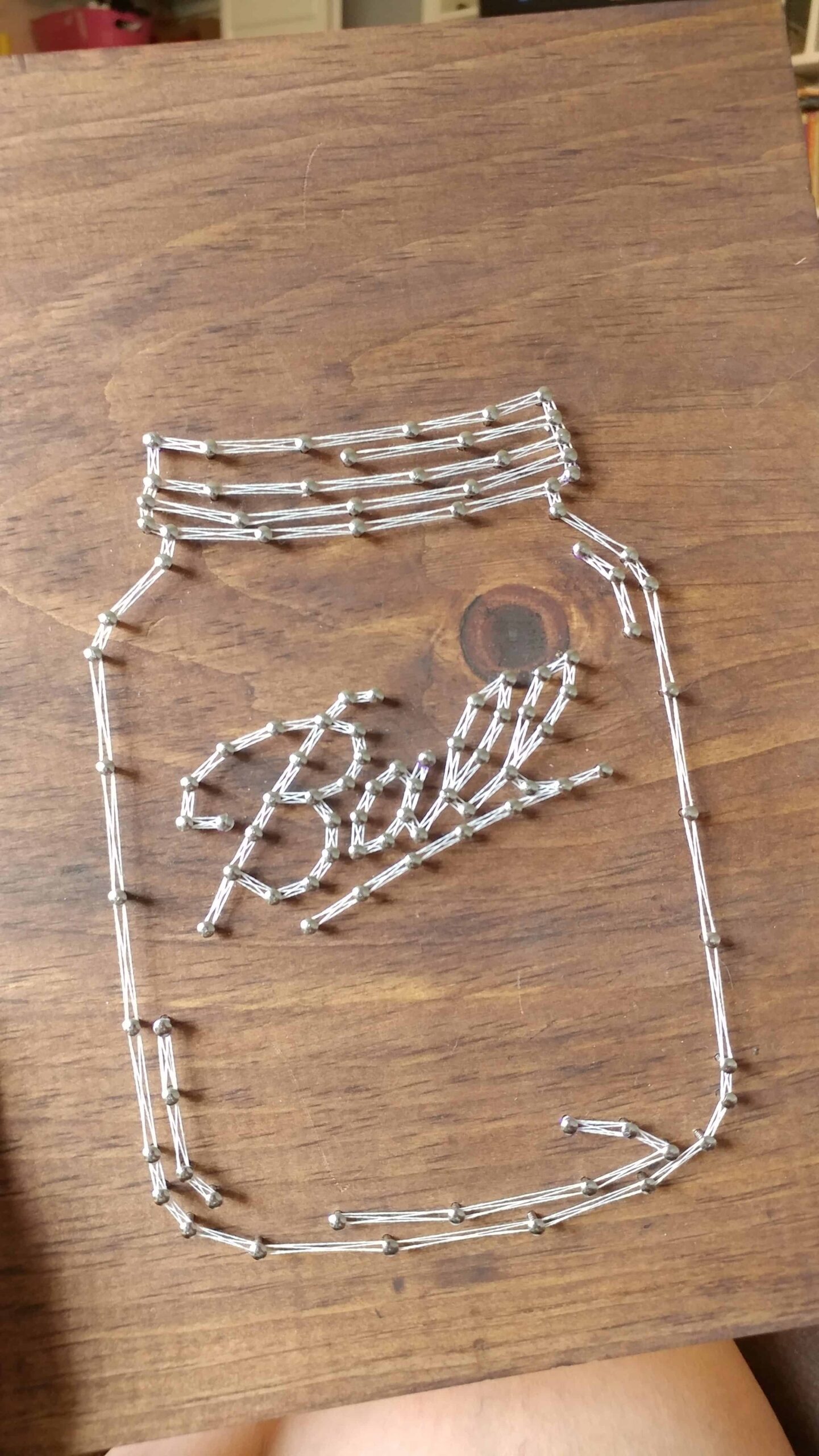 DIY Mason Jar String Art Tutorial With FREE Pattern Chaotically Yours