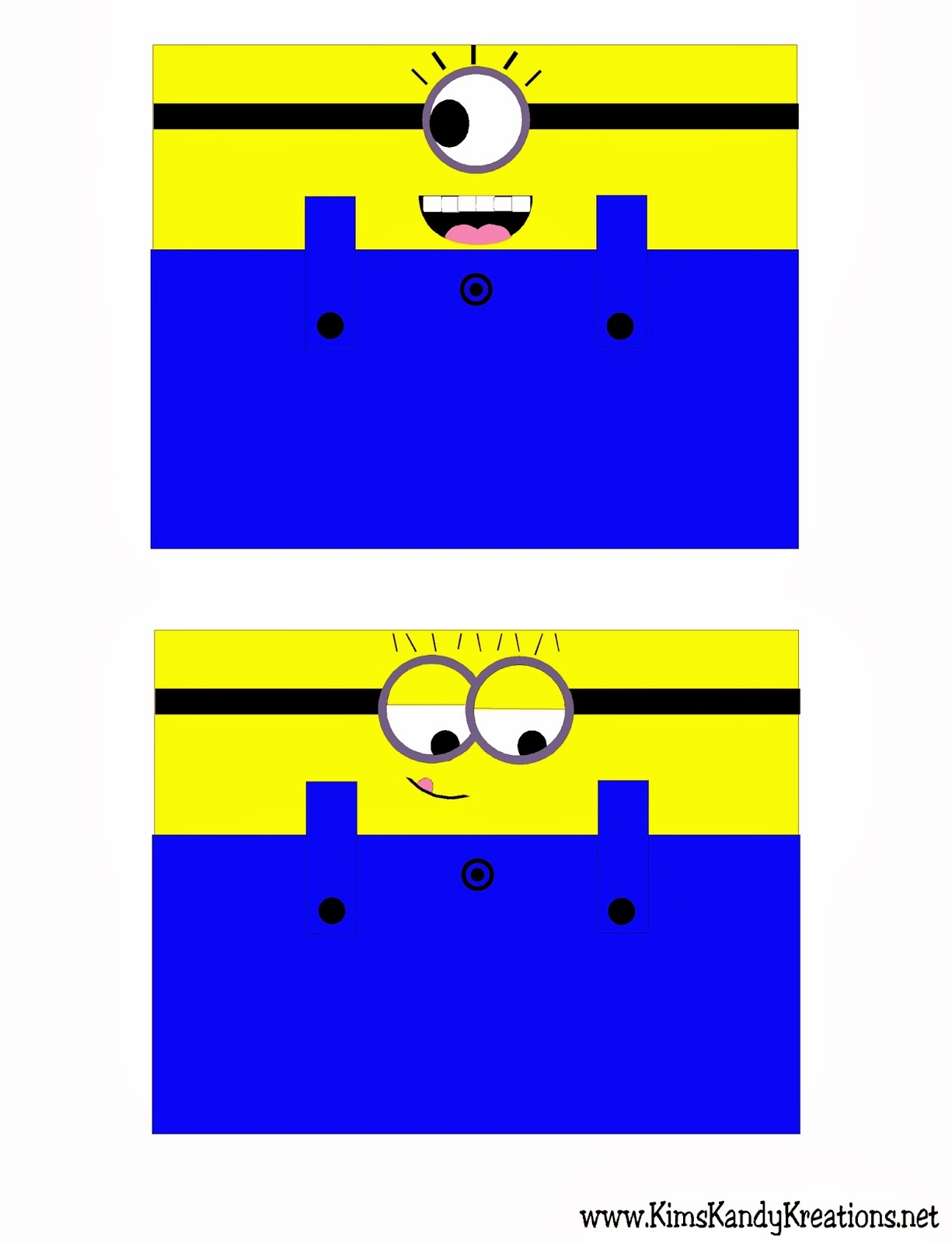 DIY Party Mom Printable Despicable Minion Toilet Paper Craft For 
