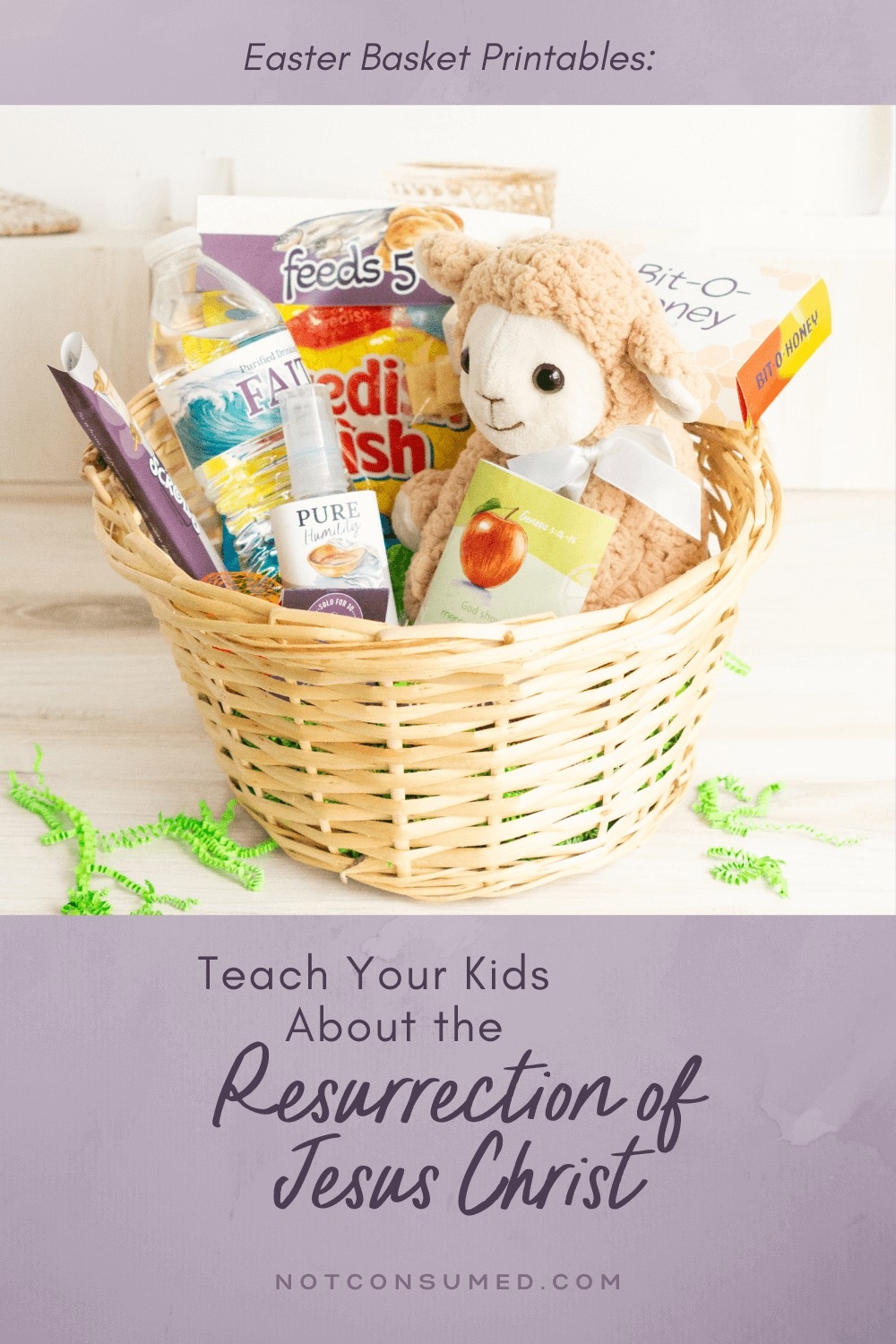 Easter Basket Printables Not Consumed