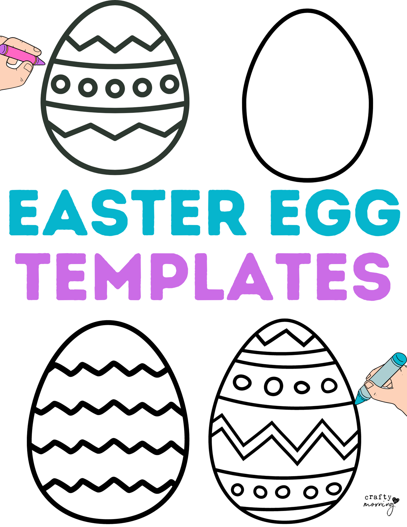 free printable easter craft templates