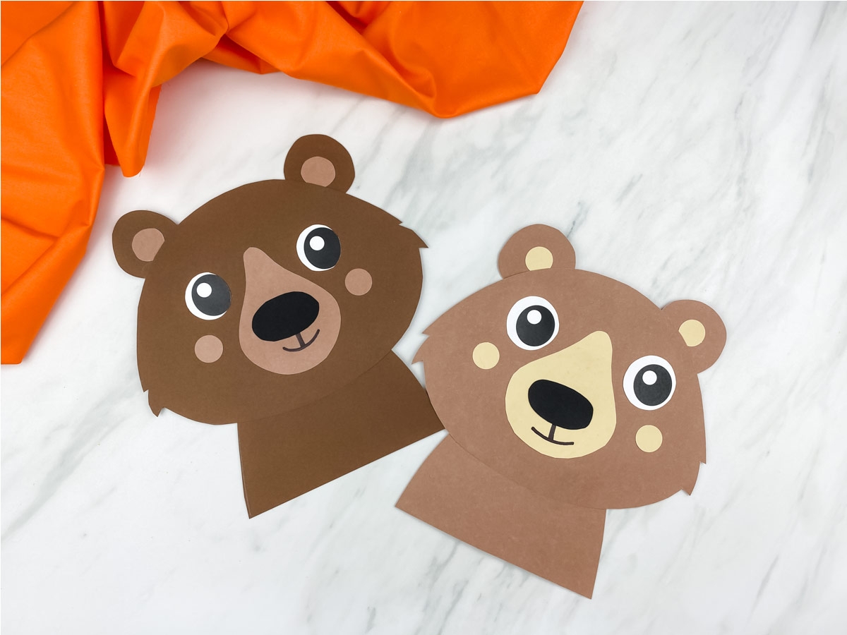 Easy Bear Craft For Kids FREE Template 