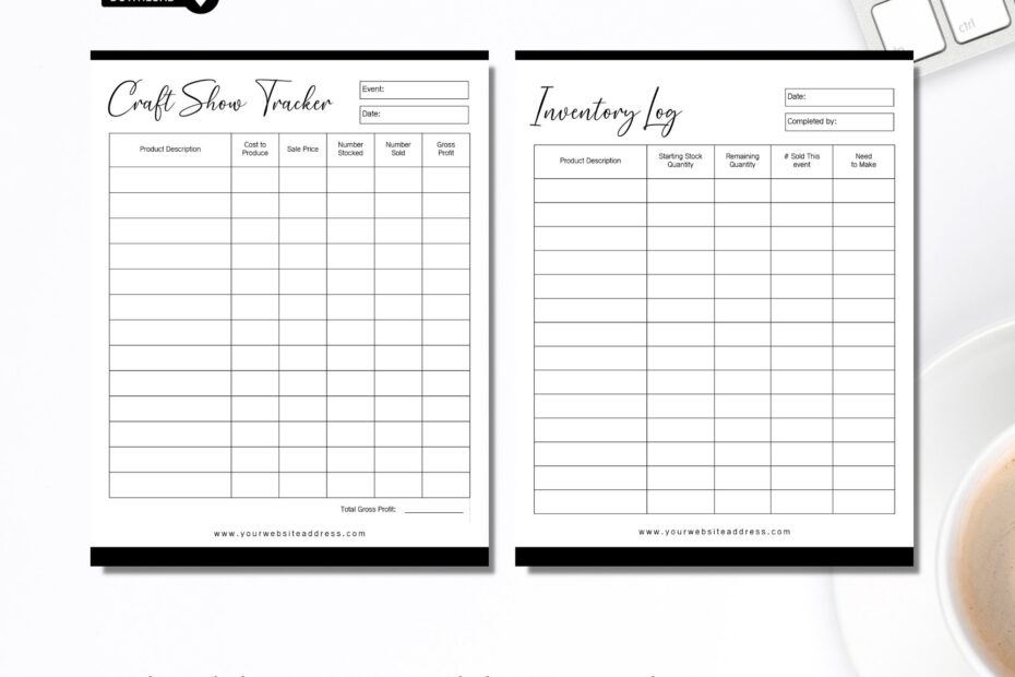 Editable Craft Show Inventory Trackertemplate Product Inventory Log Template Craft Show Sales Printable Tracker Inventory Management Etsy