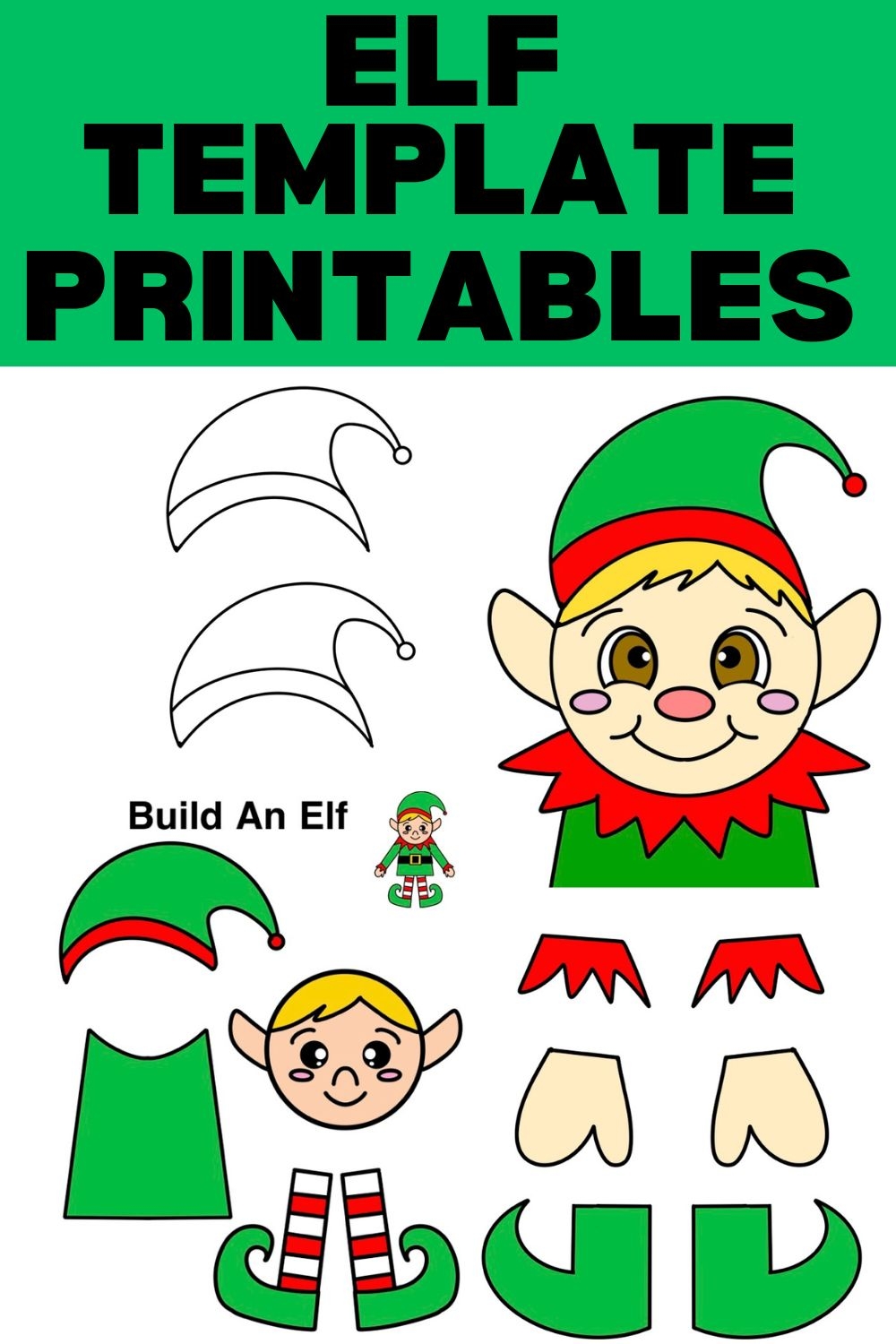 free printable elf craft template