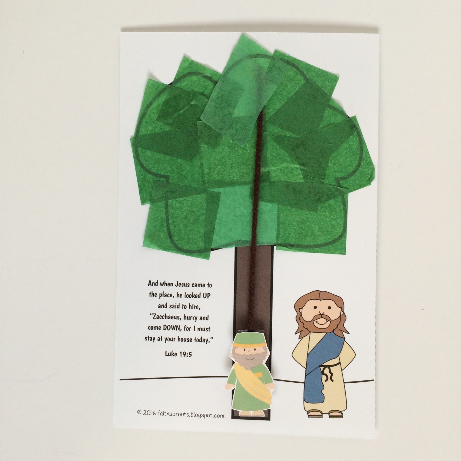 Faith Sprouts Jesus Changed Zacchaeus Heart