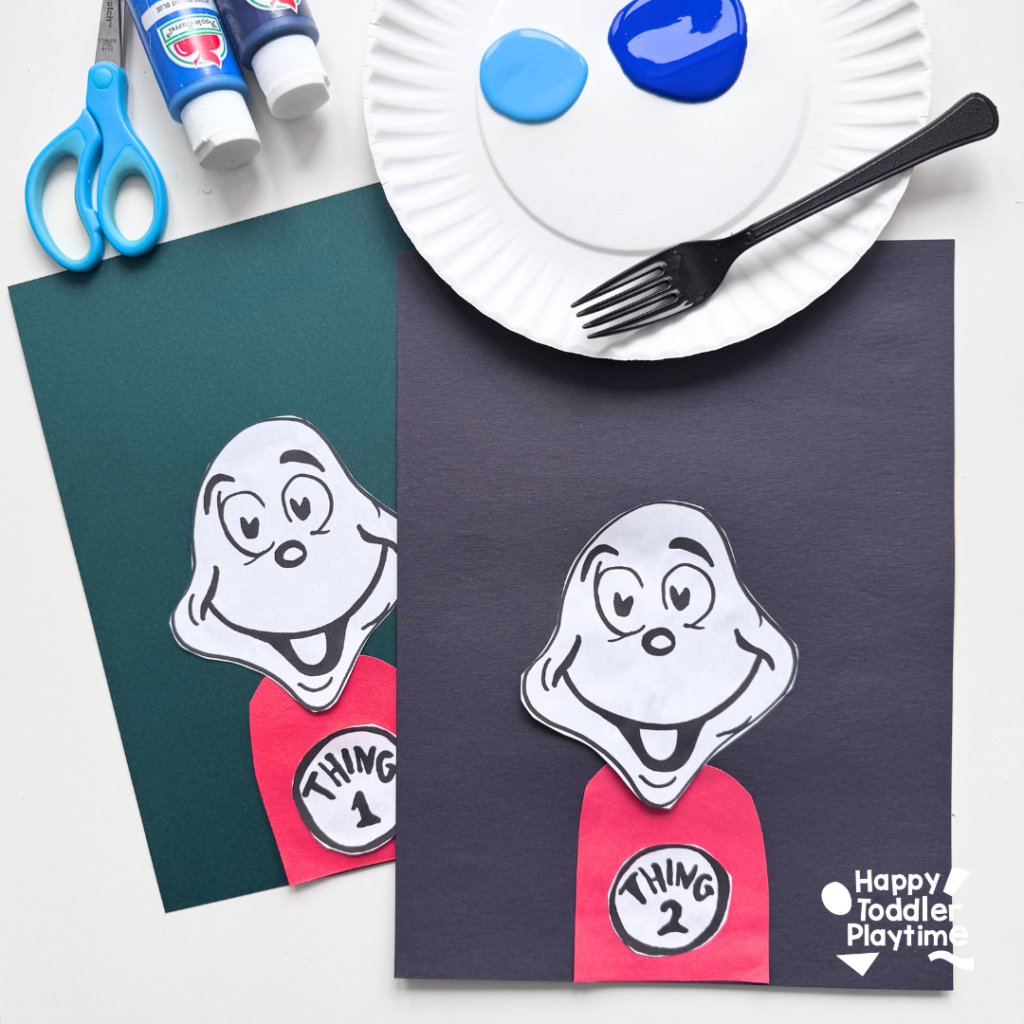 printable thing 1 and thing 2 craft template