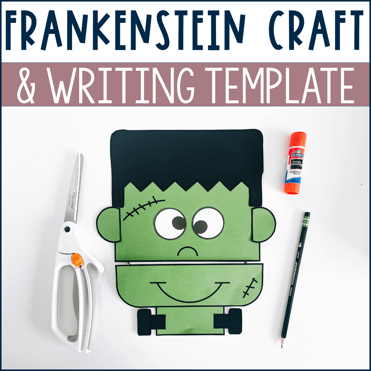 Frankenstein Craft U0026 Writing Template Stephanie Nash A Touch Of Class