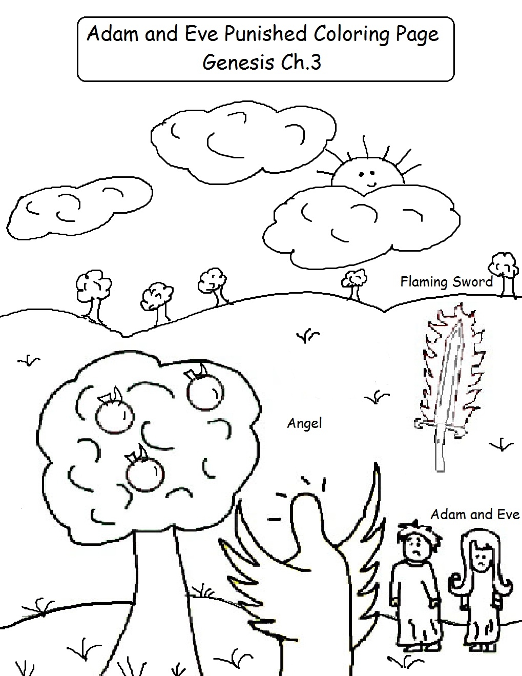 Free Adam And Eve Sunday School Lessons For Kids