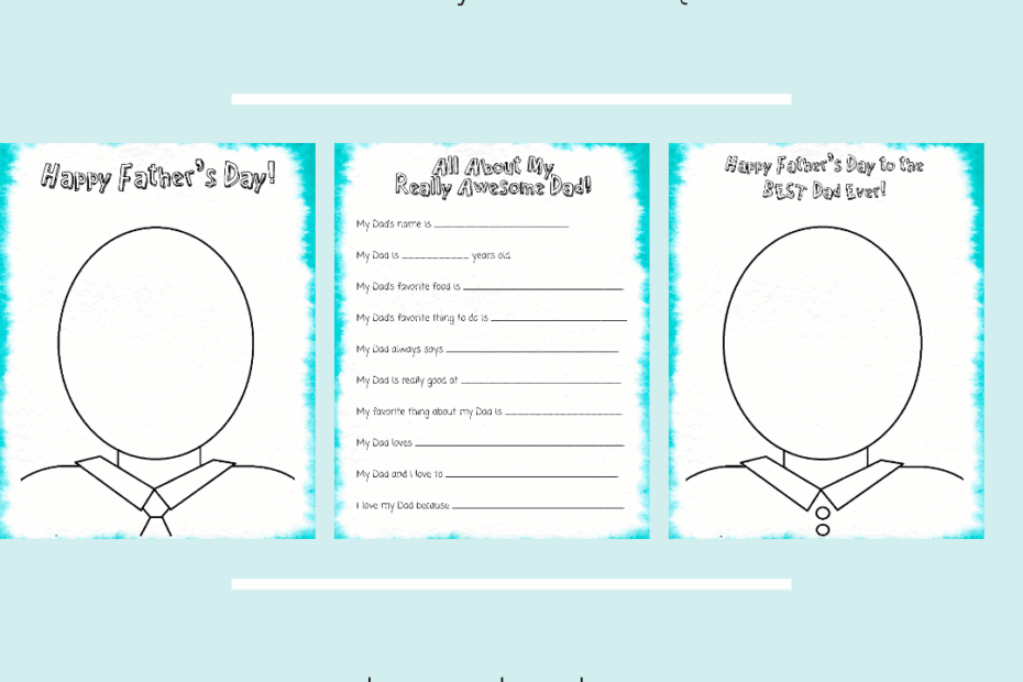 FREE Father s Day Craft Printable Happy Hepburn