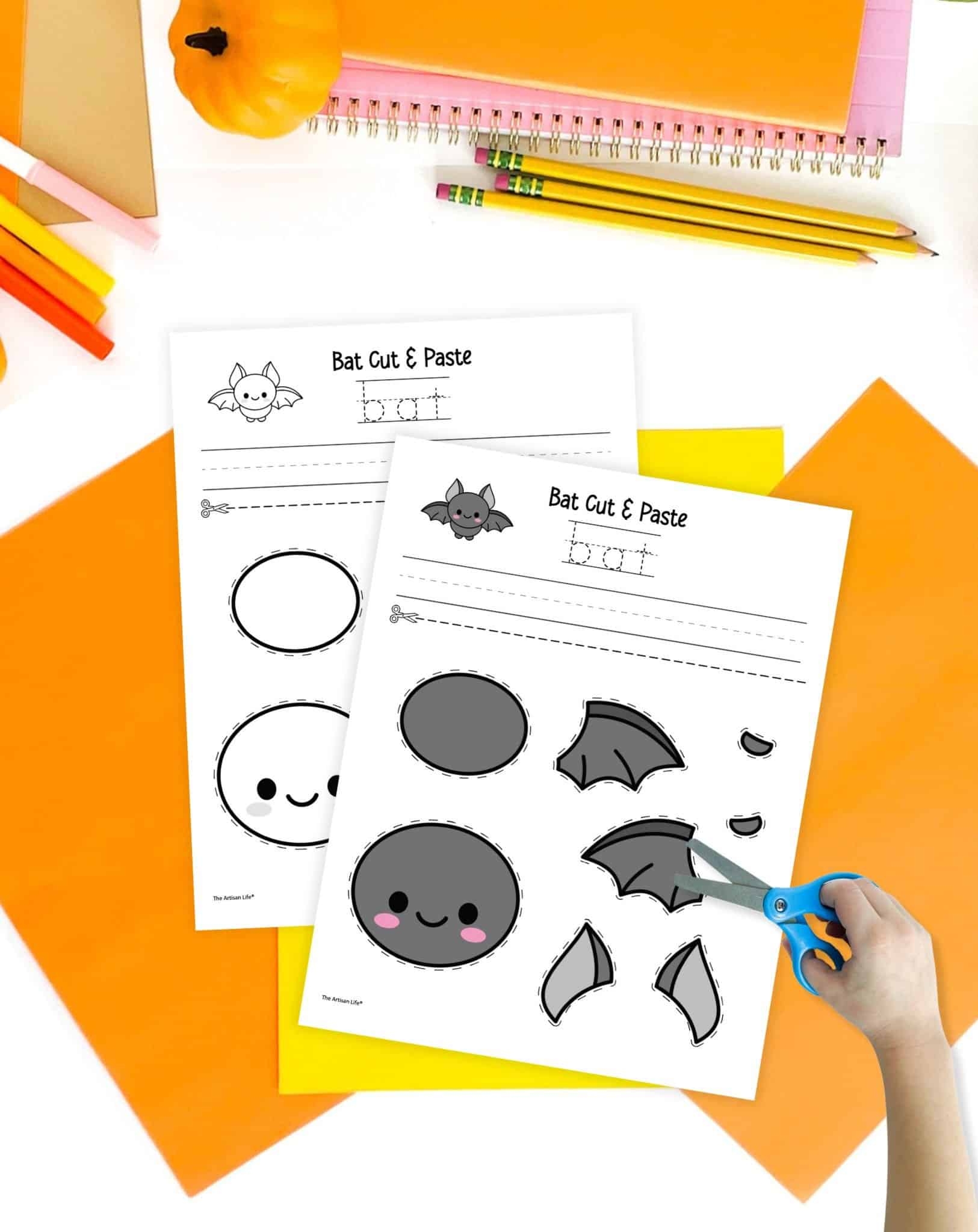 Free Printable Bat Craft Template Printable The Artisan Life