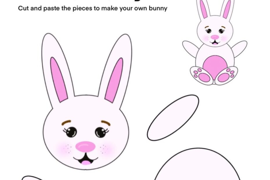 Free Printable Build A Bunny Craft For Kids