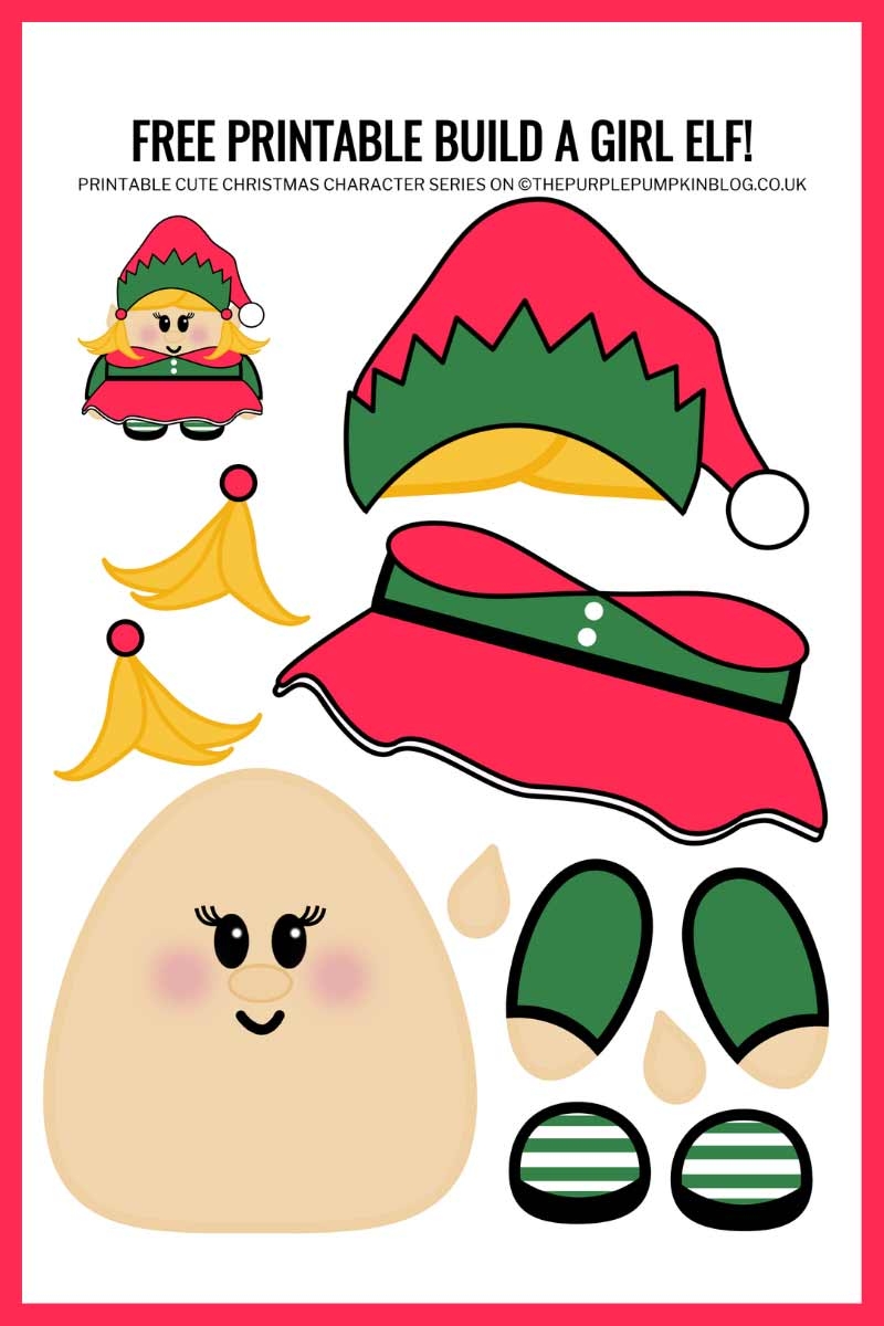 christmas printable craft templates