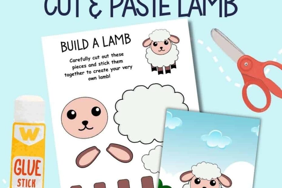 Free Printable Build A Lamb Craft The Artisan Life