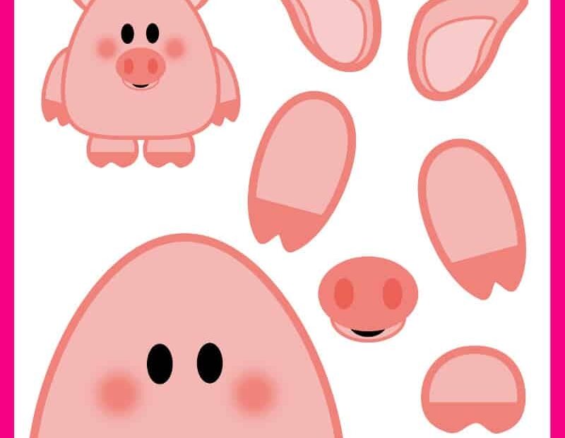 Free Printable Build A Pig Printable Animal Series