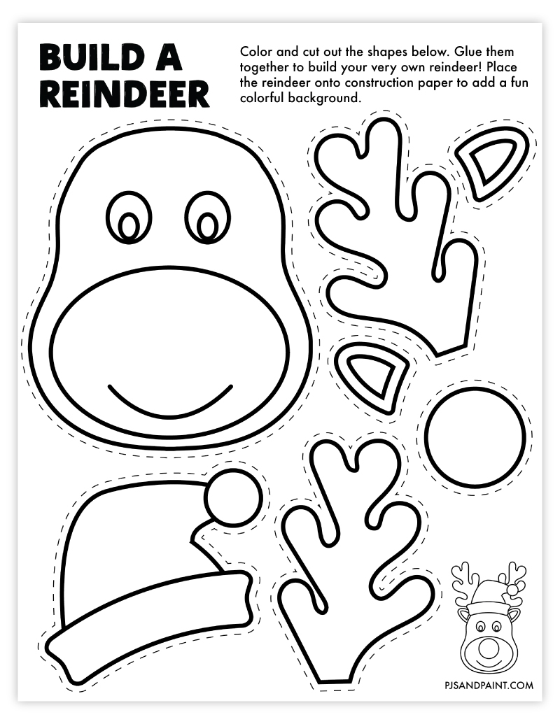 christmas craft templates printable
