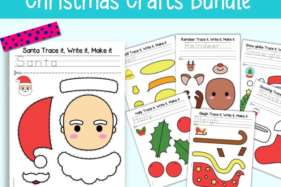 Free Printable Christmas Elf Cut And Paste Craft The Artisan Life