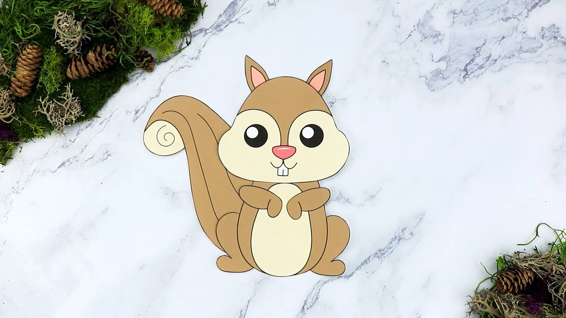 Free Printable Cut And Paste Squirrel Craft For Kids Simple Mom Project